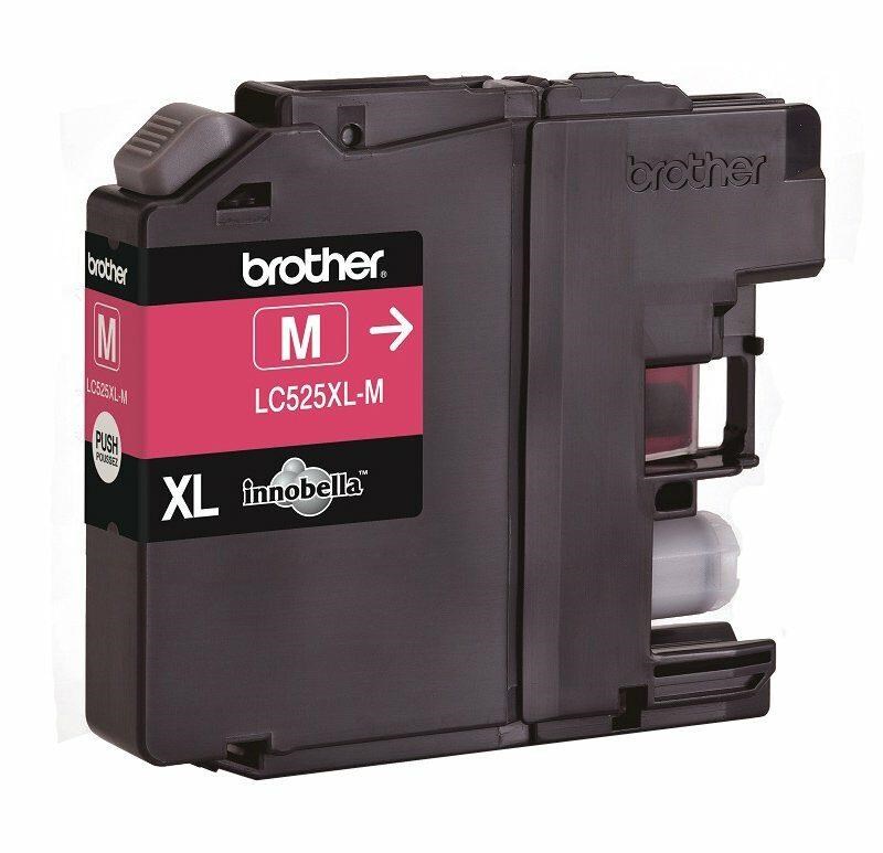 BROTHER INK LC-525XLM magenta (ISO / IEC 24711) DCP-J100 / DCP-J105 / MFC-J200 cca 1300 (LC525XLM)