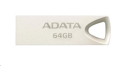 ADATA Flash Disk 64GB USB 2.0 DashDrive UV210, kovový (AUV210-64G-RGD)