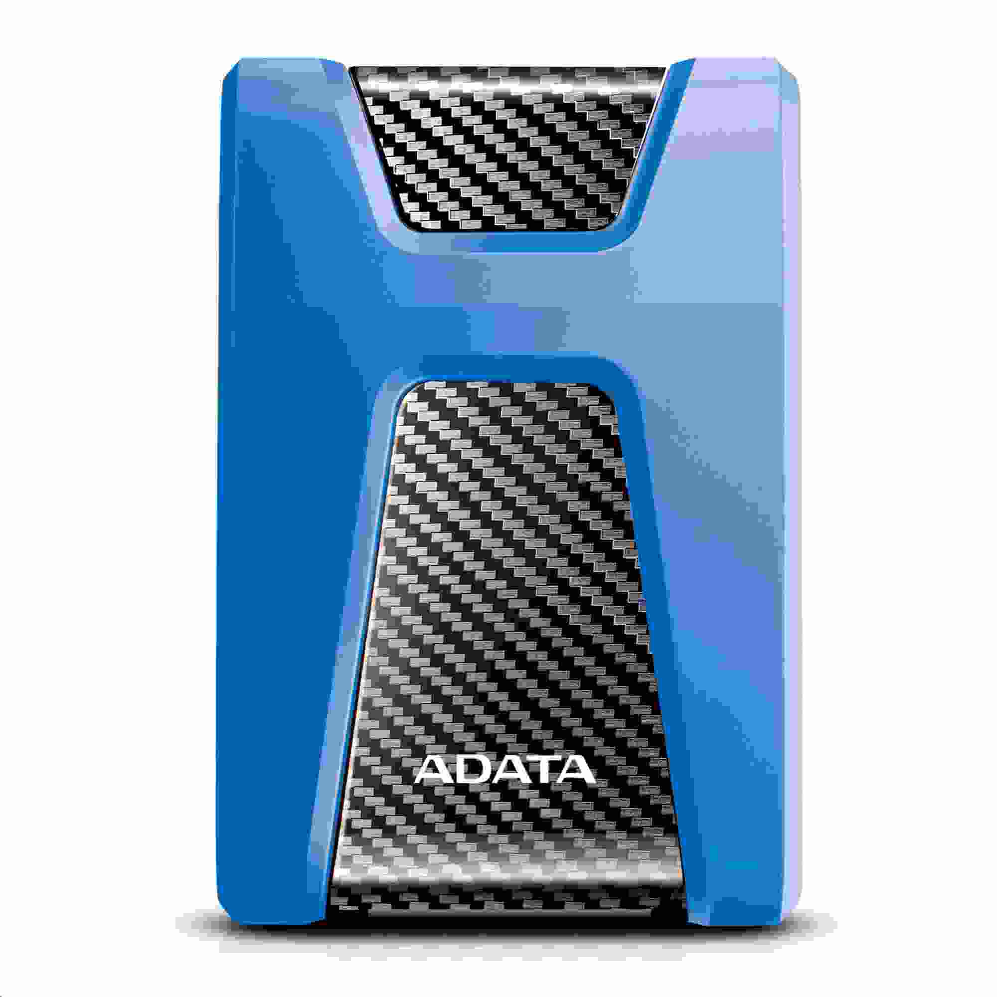 ADATA Externí HDD 1TB 2,5" USB 3.1 DashDrive Durable HD650, modrý (gumový, nárazu odolný) (AHD650-1TU31-CBL)