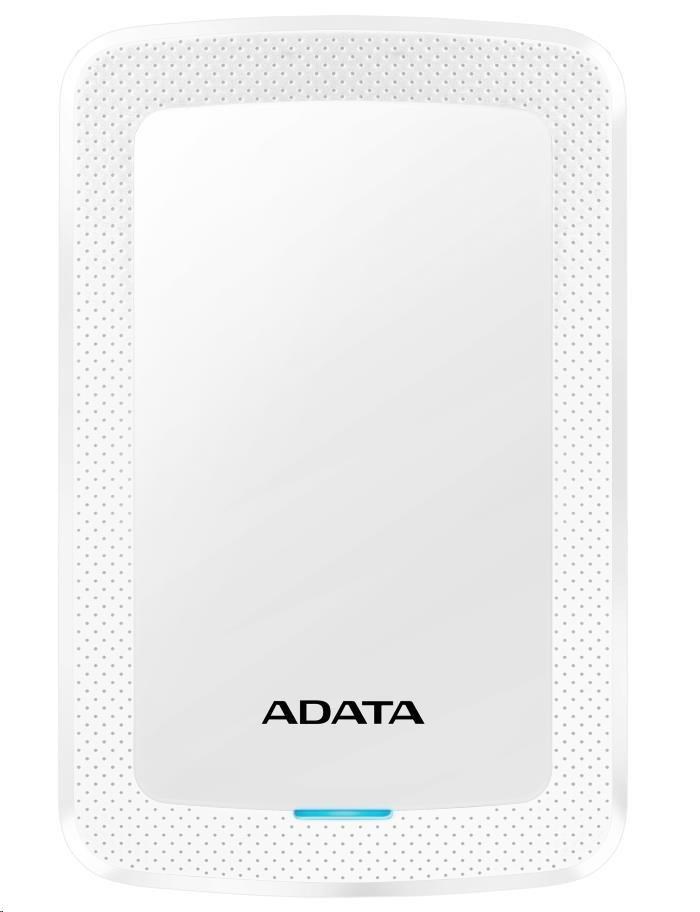 ADATA Externí HDD 1TB 2,5" USB 3.1 HV300, bílá AHV300-1TU31-CWH