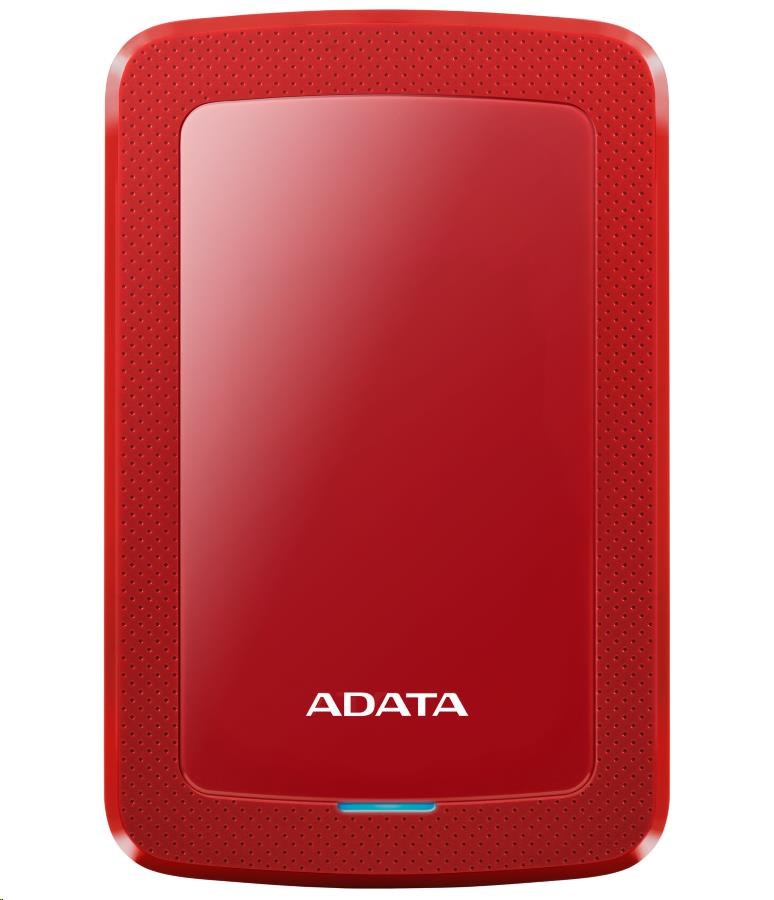 ADATA Externí HDD 1TB 2,5" USB 3.1 HV300, červený AHV300-1TU31-CRD