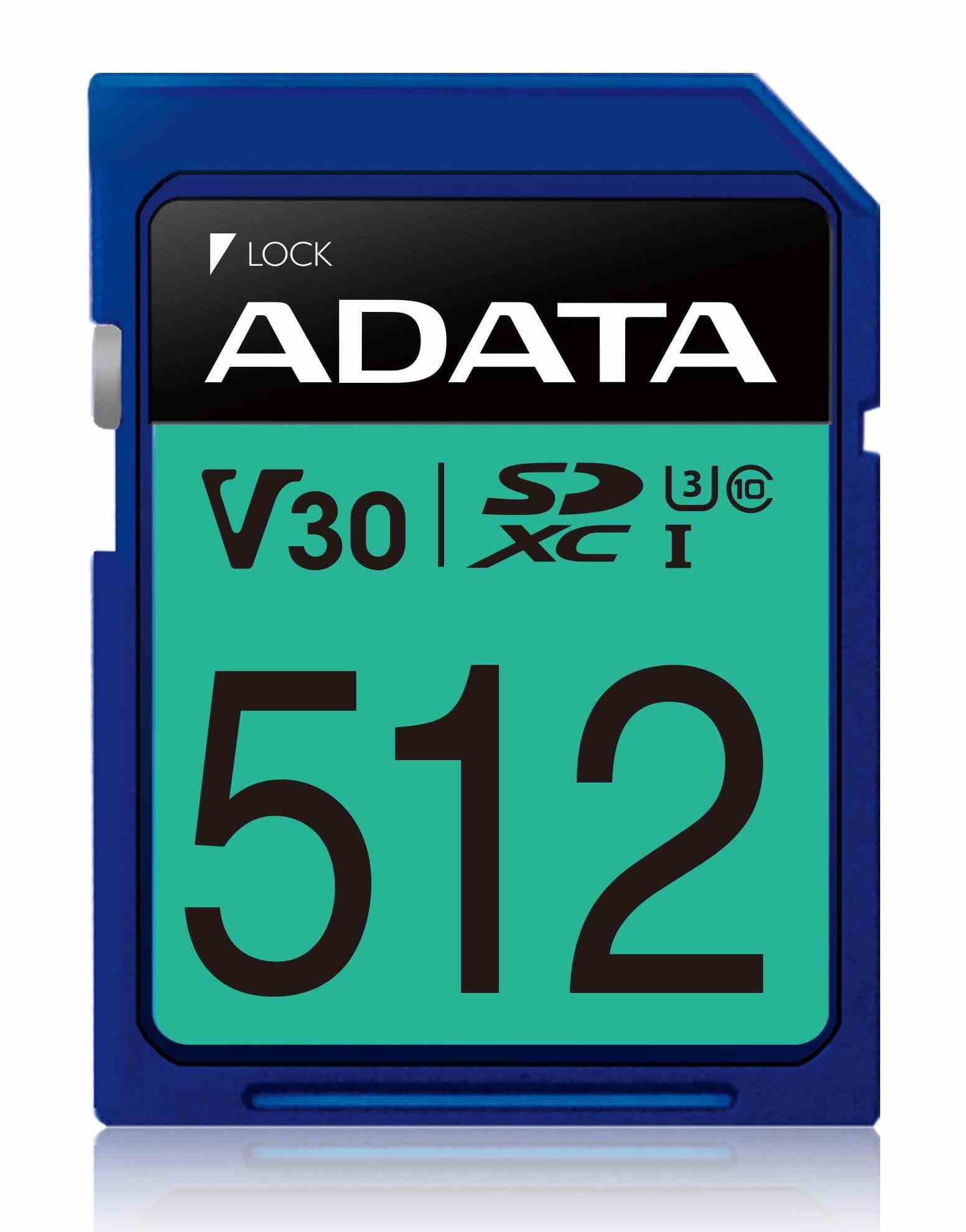 ADATA SDXC karta 512GB Premier Pro UHS-I U3 Class 10 (R:95/W:60 MB/s)