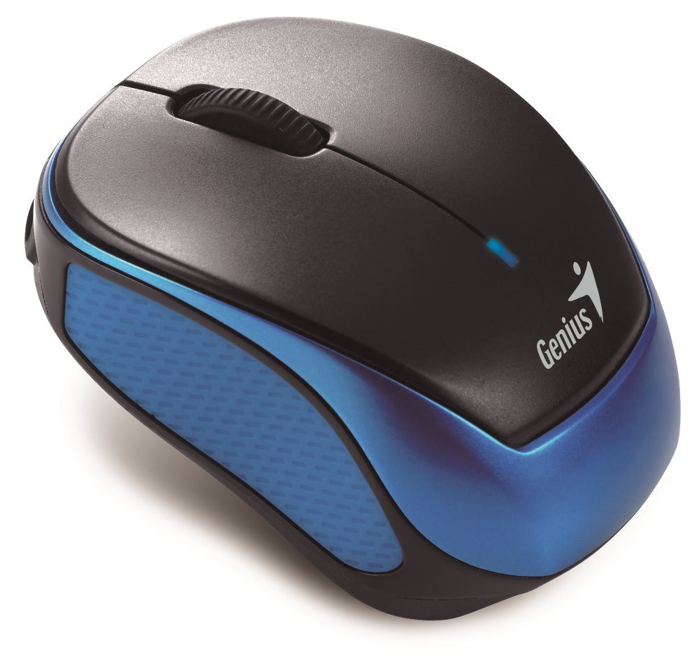 GENIUS myš MicroTraveler 9000R V3/ 1200 dpi/ bezdrátová/ dobíjecí/ černomodrá (31030132101)