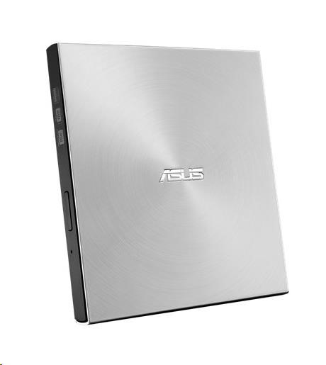 ASUS DVD Writer SDRW-08U7M-U SILVER RETAIL, External Slim DVD-RW, silver, USB  (NERO Backitup) (90DD01X2-M29000)