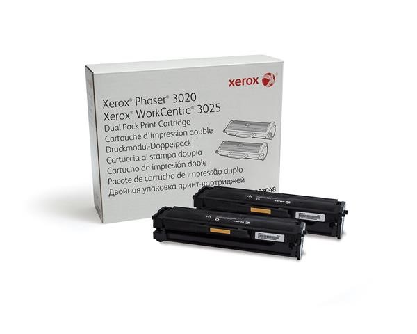 Xerox Toner Black pro Phaser 3020/3025 Dual pack (3000 str) (106R03048)