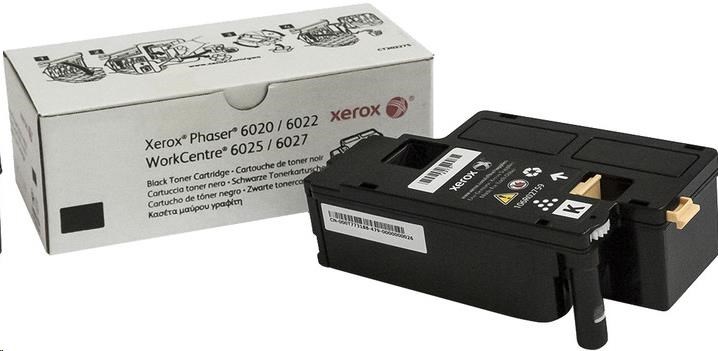 Xerox toner Black pro Phaser 6020, 6022, WorkCentre 6025, 6027 (2000 str, black) (106R02763)