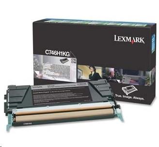 LEXMARK toner C746, C748 Black High Yield Return Program Toner Cartridge (C746H1KG)