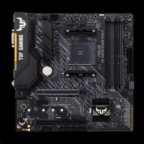 ASUS MB Sc AM4 TUF GAMING B450M-PLUS II, AMD B450, 4xDDR4, 1xHDMI, 1xDVI, mATX 90MB1620-M0EAY0