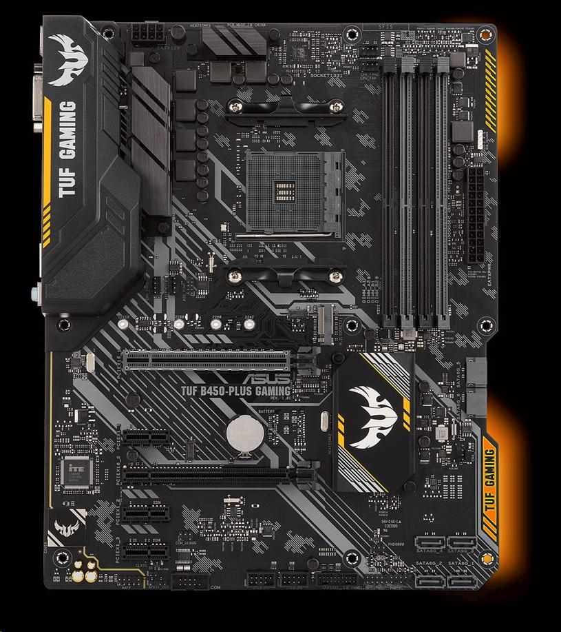 ASUS MB Sc AM4 TUF GAMING B450-PLUS II, AMD B450, 4xDDR4, 1xDP, 1xHDMI 90MB1650-M0EAY0