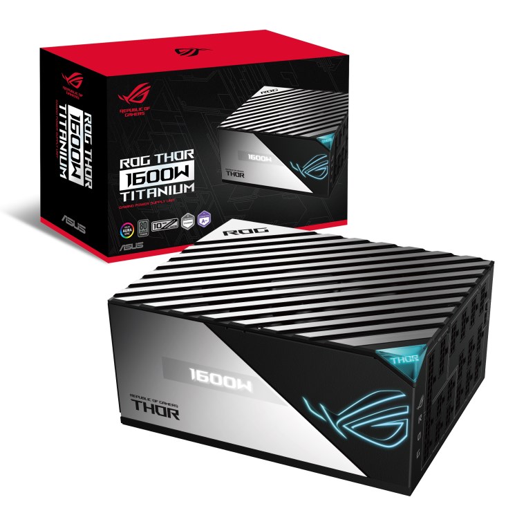 ASUS zdroj ROG-THOR-1600-Titanium-GAMING, 1600W 90YE00K0-B0NA00