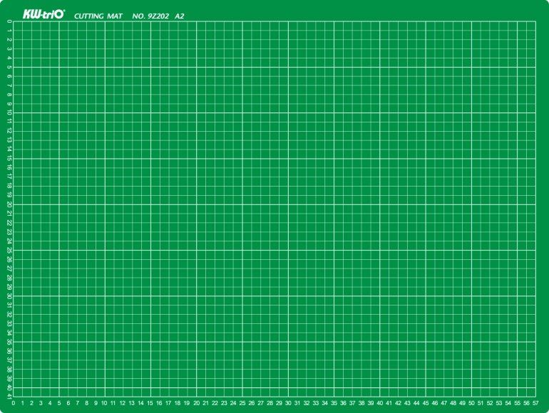 Řezací podložka KW-triO A2 9Z202 pro řezání odlamovacím nebo rotačním nožem zelená