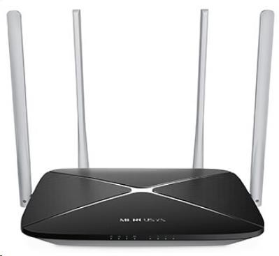 MERCUSYS AC12 WiFi5 router (AC1200, 2,4GHz/5GHz, 3x100Mb/s LAN, 1x100Mb/s WAN)