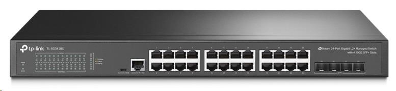 TP-Link OMADA JetStream switch TL-SG3428X (24xGbE,4xSFP+, 2xConsole, fanless)