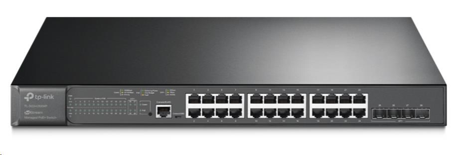 TP-Link OMADA JetStream switch TL-SG3428XMP (24xGbE,4xSFP+,24xPoE+,384W, 2x Console)