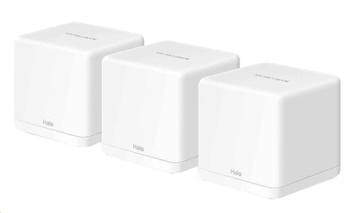 MERCUSYS Halo H30G(3-pack) Aginet WiFi5 Mesh (AC1300,2,4GHz/5GHz,2xGbELAN/WAN)