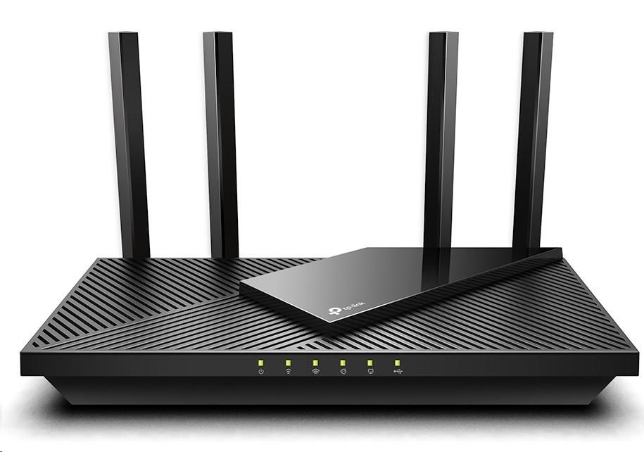 TP-Link Archer AX55 OneMesh WiFi6 router (AX3000, 2,4GHz/5GHz, 4xGbELAN, 1xGbEWAN, 1xUSB3.0)