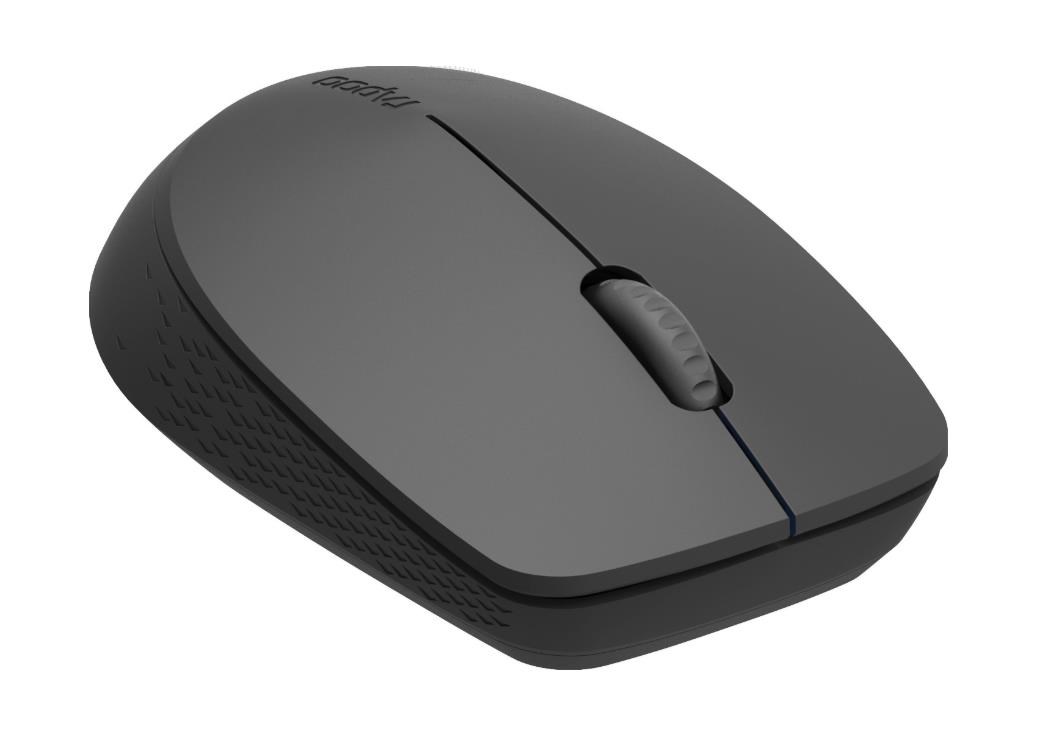 RAPOO myš M100 Silent Comfortable Silent Multi-Mode Mouse, Dark Grey 6940056181992