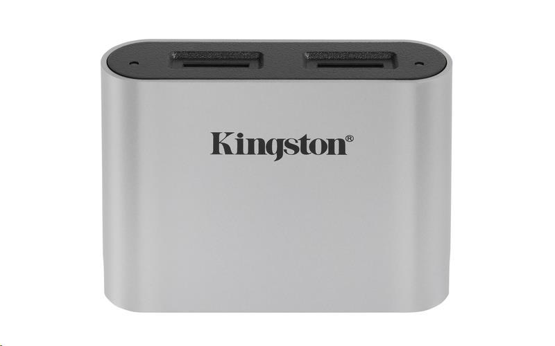 Kingston čtečka karet, USB3.2 Gen1 Workflow Dual-Slot microSDHC/SDXC UHS-II Card Reader čtečka karet WFS-SDC