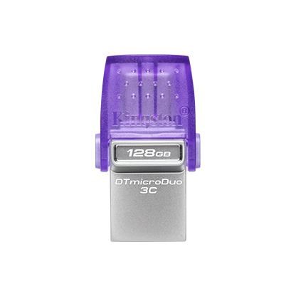 Kingston Flash Disk 128GB DataTraveler microDuo 3C 200MB/s dual USB-A + USB-C DTDUO3CG3/128GB