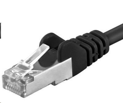 PREMIUMCORD Patch kabel CAT6a S-FTP, RJ45-RJ45, AWG 26/7 5m černá sp6asftp050C