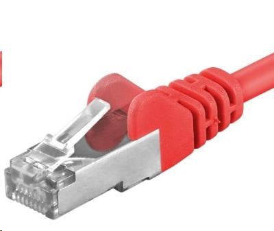 PREMIUMCORD Patch kabel CAT6a S-FTP, RJ45-RJ45, AWG 26/7 5m červená sp6asftp050R