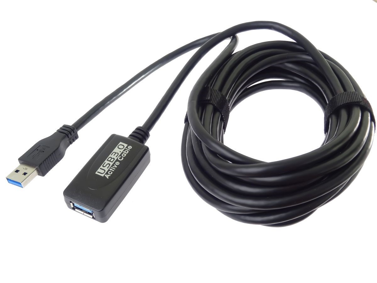 PREMIUMCORD USB 3.0 repeater a prodlužovací kabel A/M-A/F 5m ku3rep5