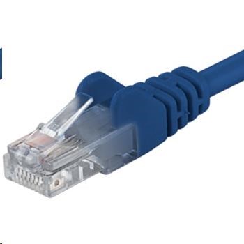 PREMIUMCORD Patch kabel UTP RJ45-RJ45 CAT5e 0.25m modrá sputp002B