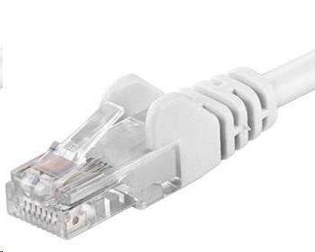 PREMIUMCORD Patch kabel UTP RJ45-RJ45 CAT5e 0.25m bílá sputp002W