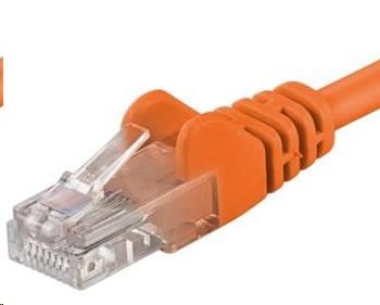 PREMIUMCORD Patch kabel UTP RJ45-RJ45 CAT5e 0.5m oranžová sputp005E