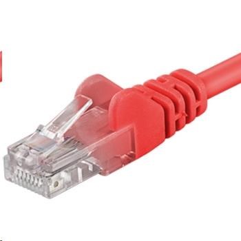 PREMIUMCORD Patch kabel UTP RJ45-RJ45 CAT5e 0.5m červená sputp005R