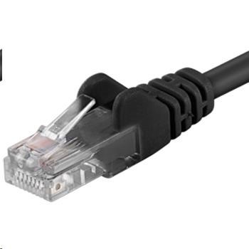 PREMIUMCORD Patch kabel UTP RJ45-RJ45 CAT5e 1m černá sputp01C