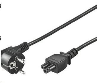 PREMIUMCORD Kabel napájecí 230V pro NTB (3pin, Schuko, trojlístek) 2m