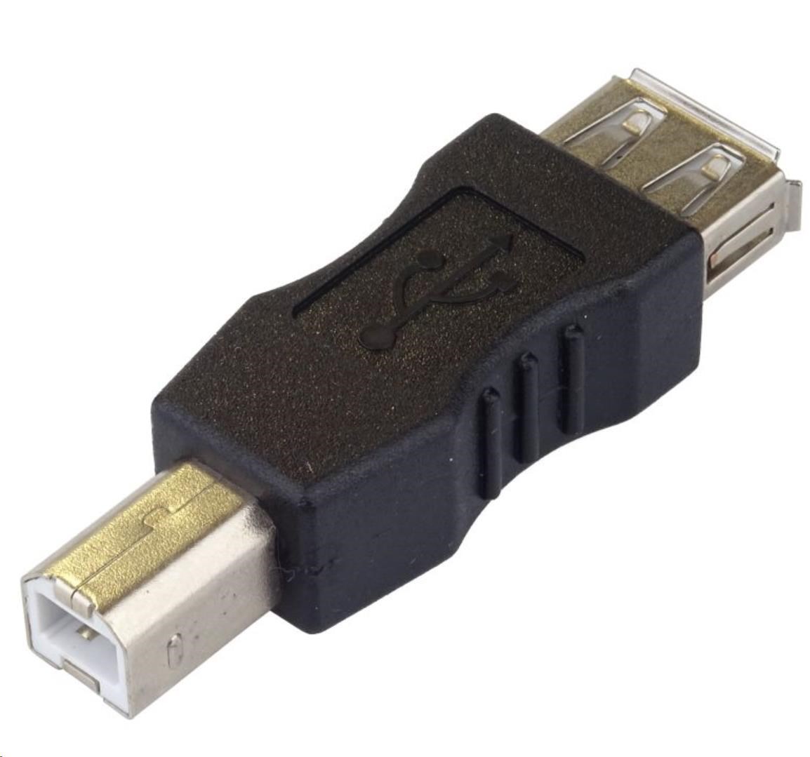 PremiumCord USB redukce A-B, Female/Male kur-2