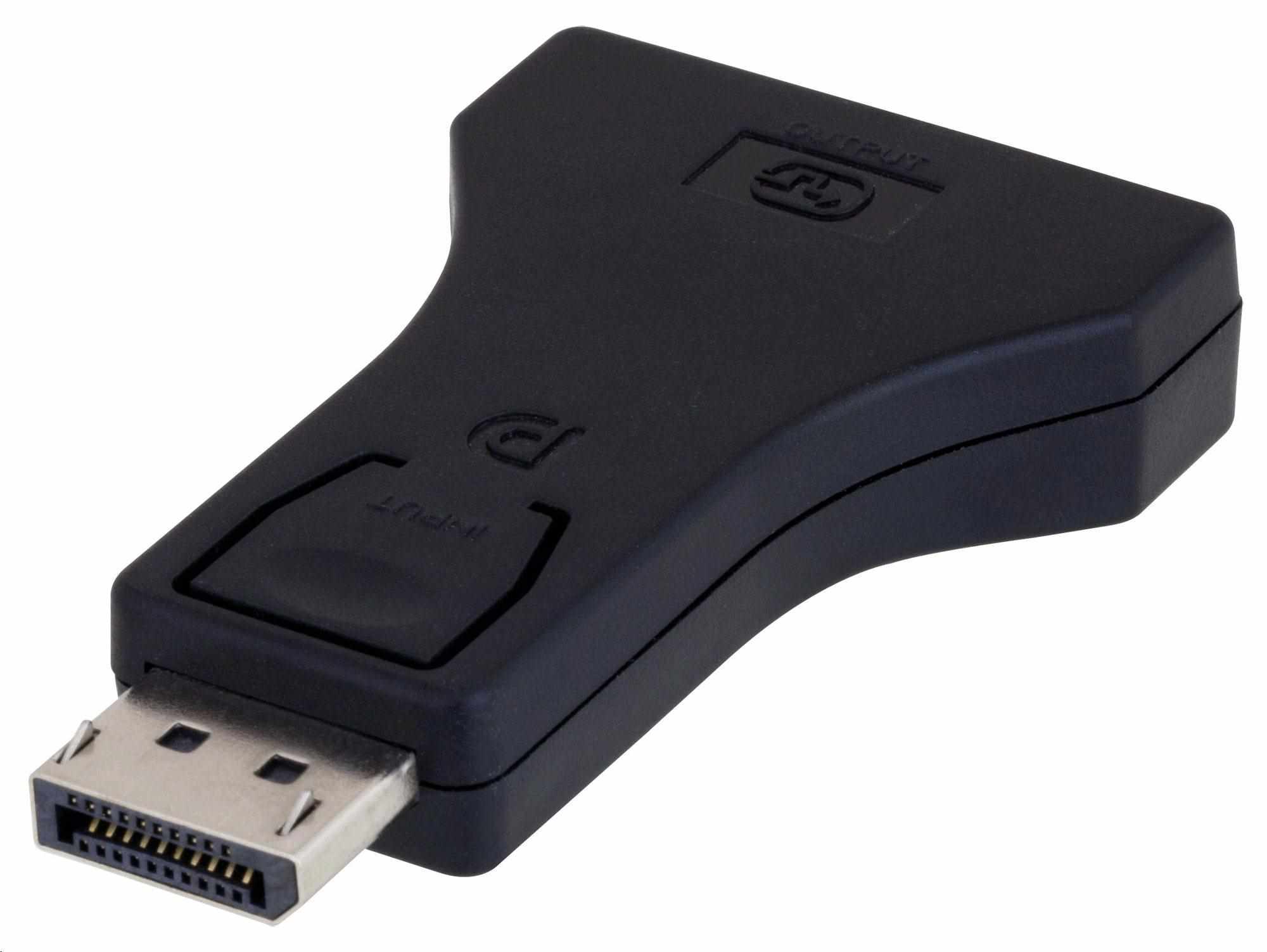 C-TECH adaptér Displayport na VGA, M/F CB-AD-DP-VGA