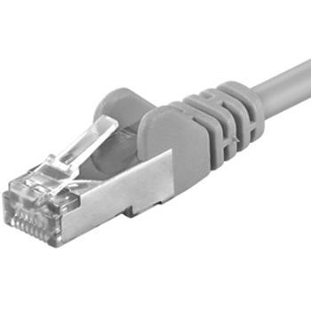 PREMIUMCORD Patch kabel CAT.6 F/UTP, RJ45-RJ45, AWG 26 3m šedá sp6ftp030