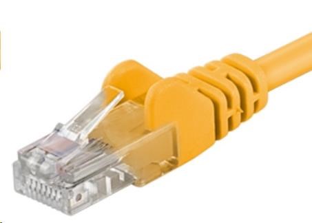 PremiumCord Patch kabel UTP RJ45-RJ45 CAT6 0.25m žlutá sp6utp002Y