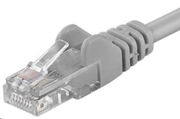 PremiumCord Patch kabel UTP RJ45-RJ45 CAT6 0.5m šedá sp6utp005