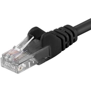 PremiumCord sp6utp020C Patch UTP RJ45-RJ45 CAT6, 2m, černý - sp6utp020C