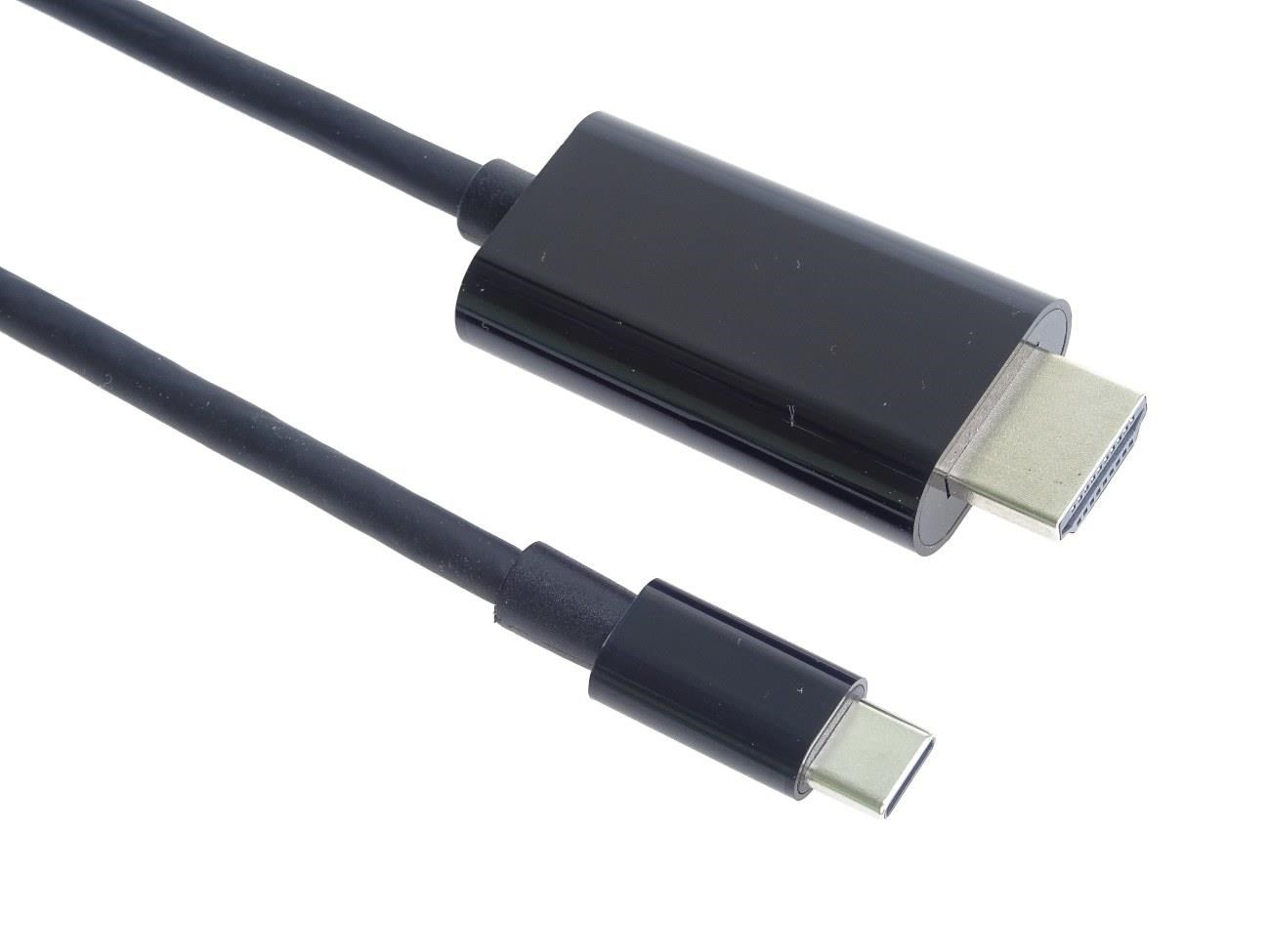 PremiumCord kabel USB-C na HDMI 2m rozlišení 4K*2K@60Hz FULL HD 1080p ku31hdmi17