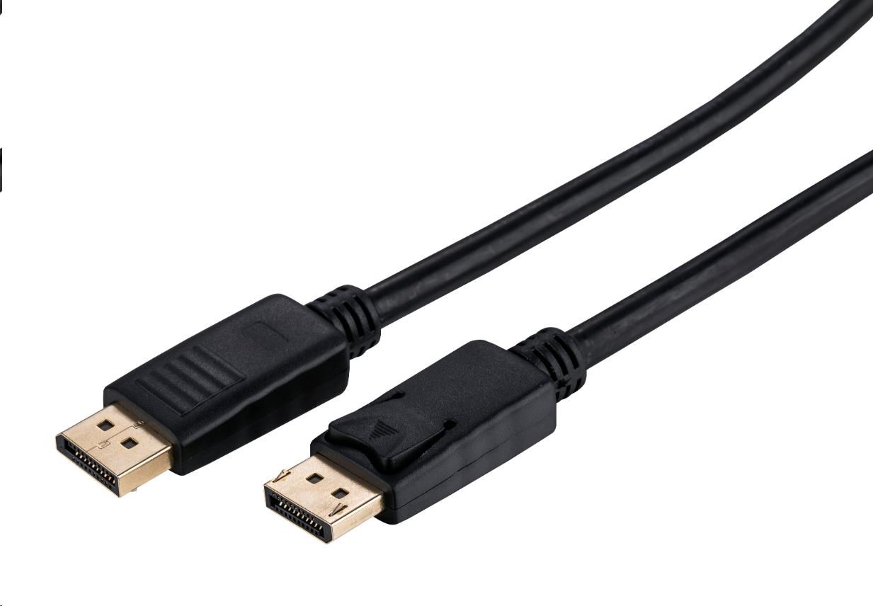 C-TECH kabel DisplayPort 1.2, 4K@60Hz, M/M, 1m CB-DP12-1