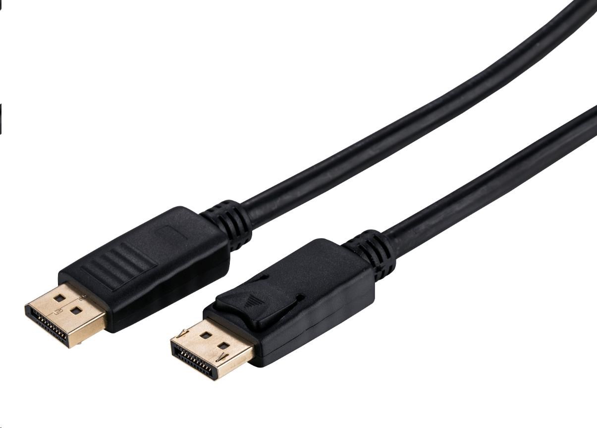 C-TECH kabel DisplayPort 1.2, 4K@60Hz, M/M, 2m CB-DP12-2