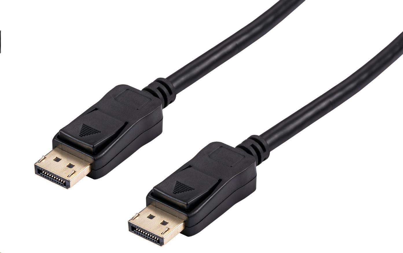 C-TECH kabel DisplayPort 1.4, 8k@60Hz, M/M, 2m CB-DP14-2