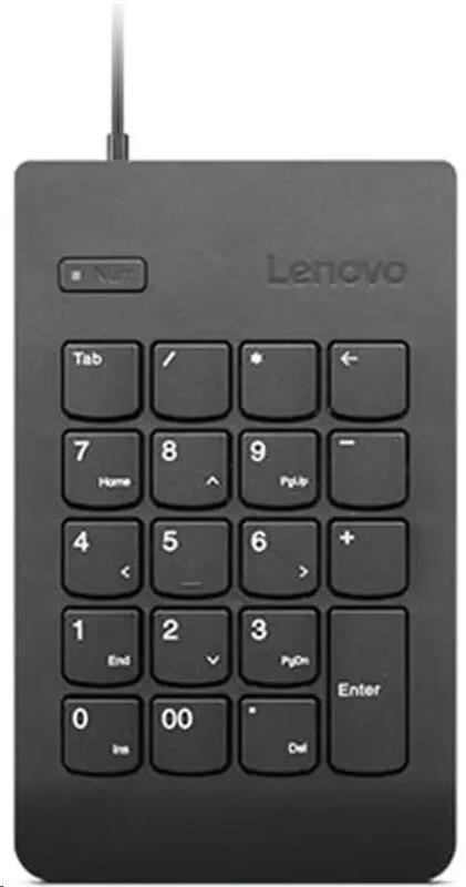 LENOVO klávesnice drátová USB Numeric Keypad Gen II, černá 4Y40R38905