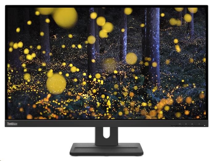 LENOVO LCD E27q-20 - 27”,IPS,matný,16:9,2560x1440,178/178,4ms,300cd/m2,1000:1,HDMI,DP,Pivot,repro,VESA 62D0GAT1EU