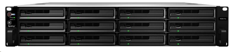 Synology RS3618xs RackStation (4C/XeonD-1521/2,4-2,7GHz/8GBRAM/12xSATA/2xUSB3.2/4xGbE/2xPCIe)