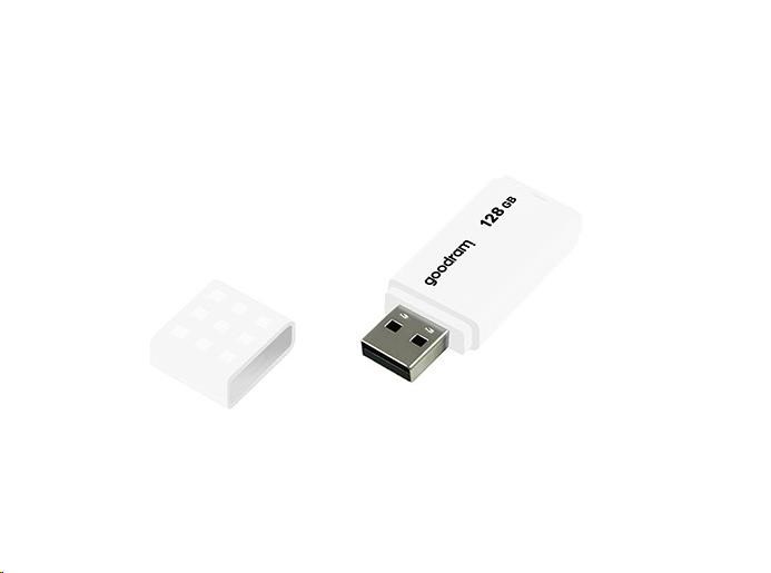 GOODRAM Flash Disk 128GB UME2, USB 2.0, bílá UME2-1280W0R11