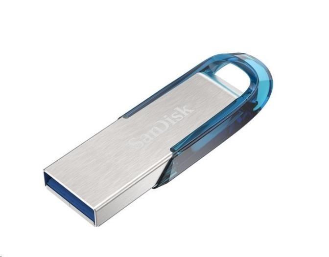 SanDisk USB flash disk 128GB Ultra Flair™ USB 3.0 tropická modrá (SDCZ73-128G-G46B)