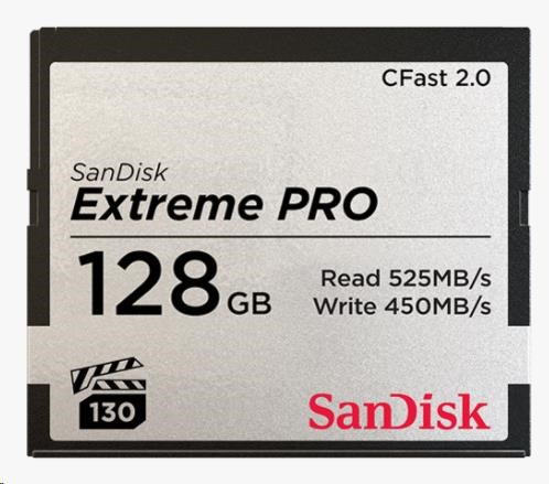 SanDisk CFAST 2.0 128GB Extreme Pro (525 MB/s VPG130)