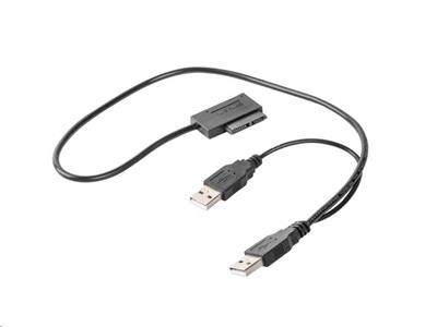 GEMBIRD externí adaptér USB na Slim SATA SSD, DVD A-USATA-01