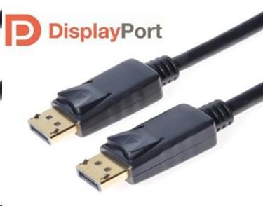 PREMIUMCORD DisplayPort 1.2 přípojný kabel M/M, zlacené konektory, 1m (kport4-01)